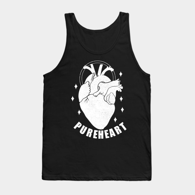 Pure Heart Tank Top by Artthree Studio